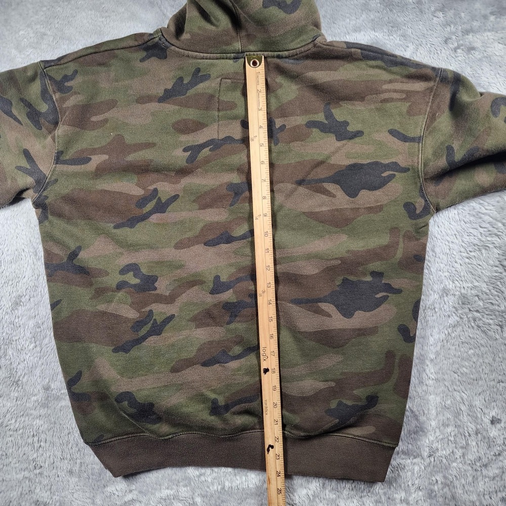 VIXXON Hoodie‎ Womens XL Green Dixxon Camo Box Logo Fleece Pullover Streetwear - Picture 12 of 14